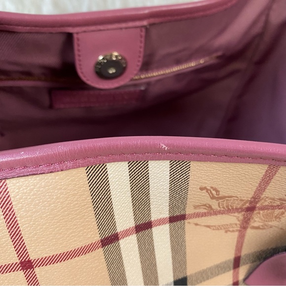 Burberry Haymarket Bows Canter Panel Tote - Picture 8 of 15